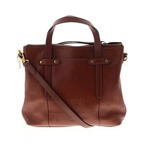 Fossil Elegant Brown Leather Handbag